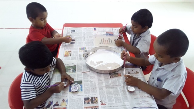 Karthigai Deepam - Diya Painting - Activities 2022