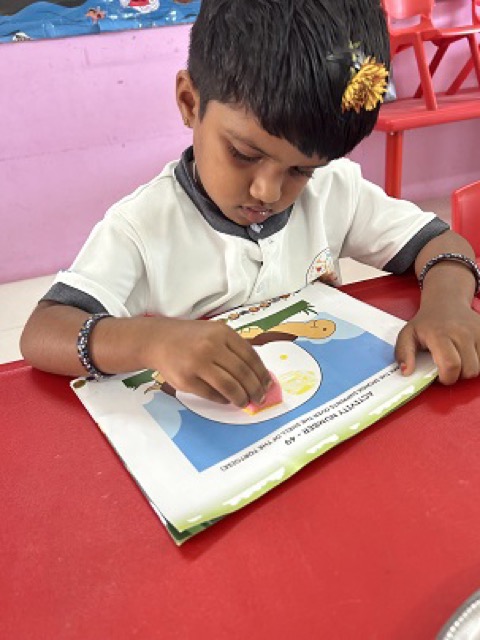 Tortoise Shell Painting Fun – Pre-KG Creativity in Action! - Activities 2024