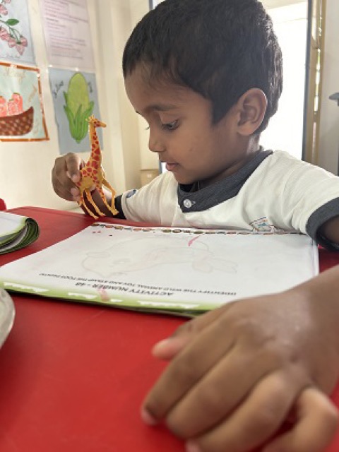 Pre-KG Footprint Animal Printing Activity - Activities 2024