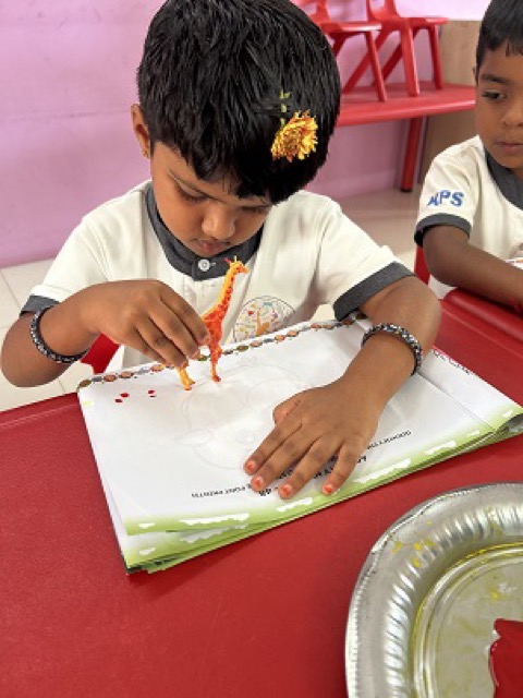 Pre-KG Footprint Animal Printing Activity - Activities 2024