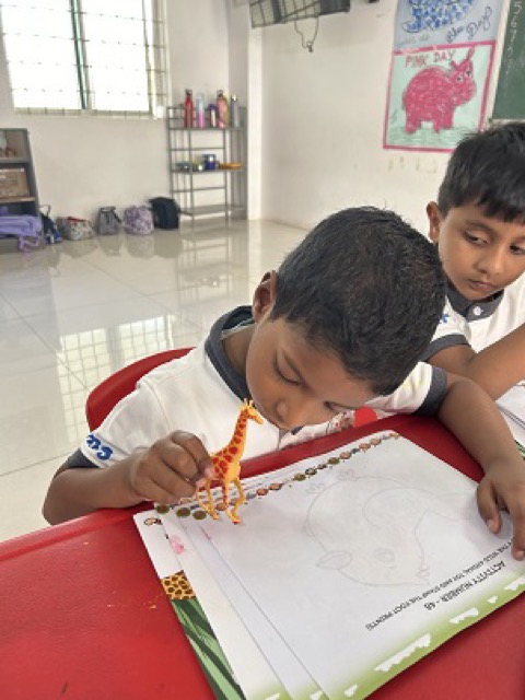 Pre-KG Footprint Animal Printing Activity - Activities 2024