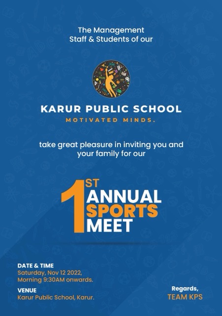 1st Annual Sports Meet - Events 2022
